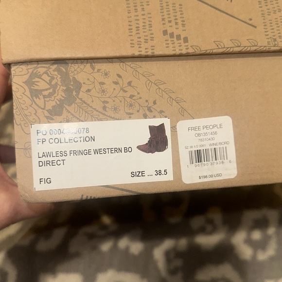 New Lawless Fringe Western Boots by FP Collection at Free People 😍 in Fig 😍 - Picture 16 of 17